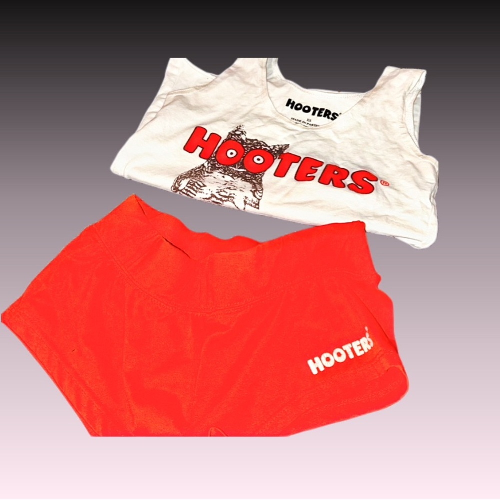 Authentic XS Hooters Girl Shorts *FREE TANK INCLUDED!